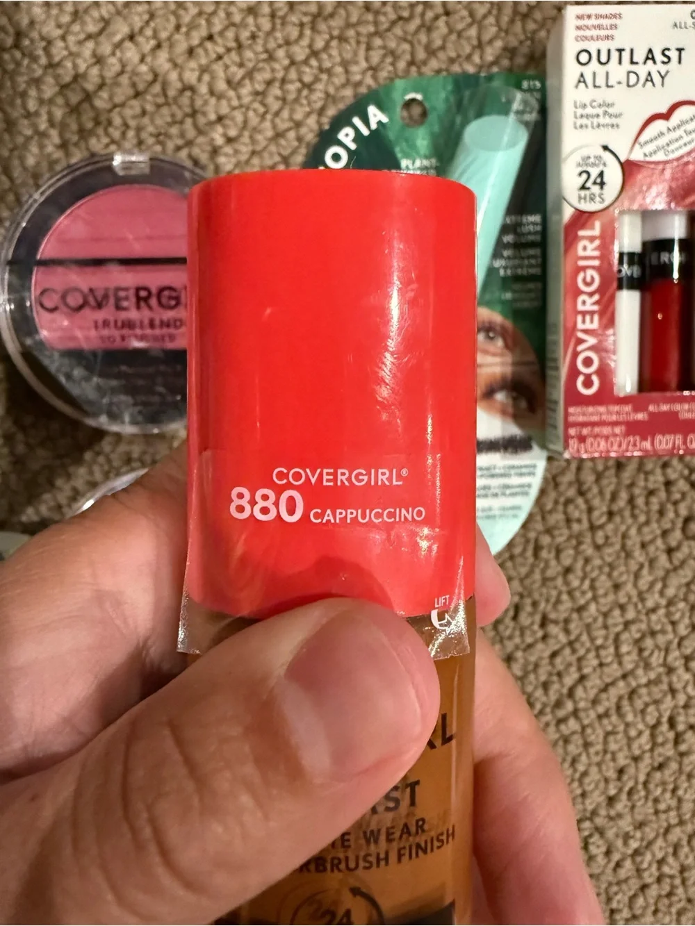 COVERGIRL Eyeshadow Duo in Pink & Tan with Remover Oil